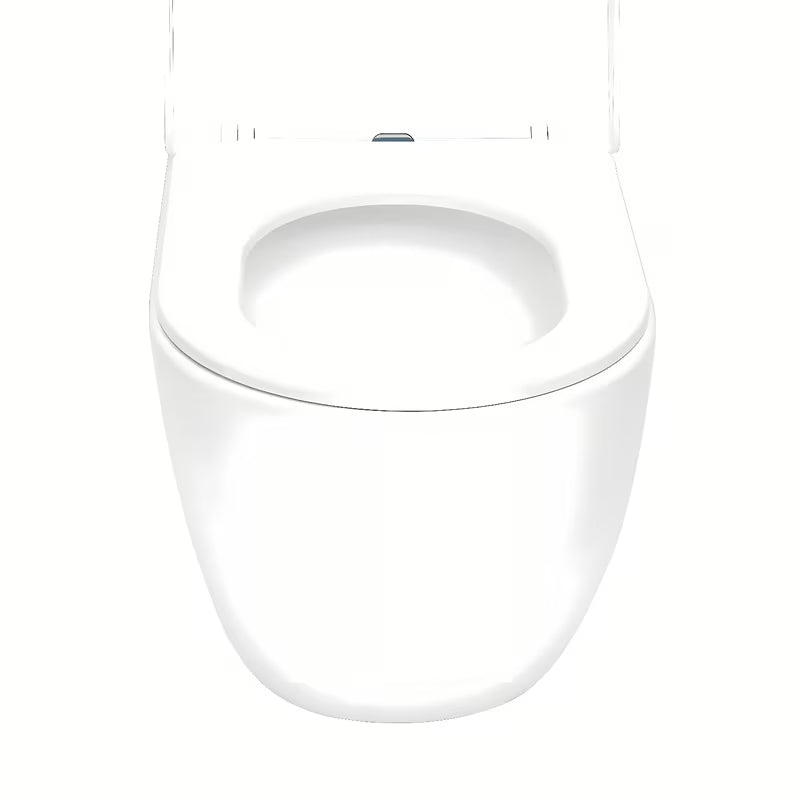 Białe miska WC wisząca SAT Fusion z bezkołnierzowym spłukiwaniem i deską soft Close.