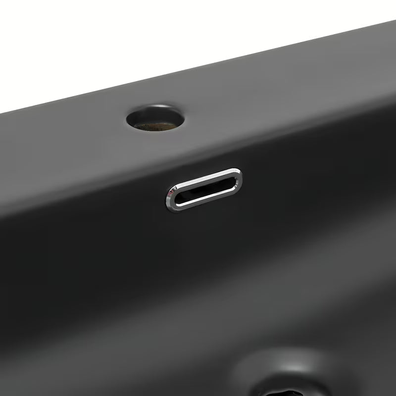 Ceramiczna umywalka meblowa SAT Fusion w kolorze czarny mat z otworem pro baterię pośrodku