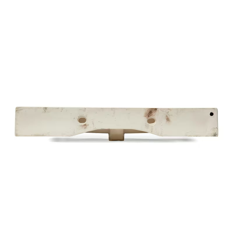 Biała ceramiczna umywalka SAT Infinitio 80,5x46,5 cm z przelewem i prostokątnym designem