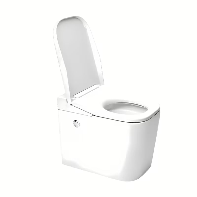 Miska WC Stojąca SAT optimflush w kolorze białym ze zintegrowanym zbiornikiem i technologią spłukiwania akumulacyjnego