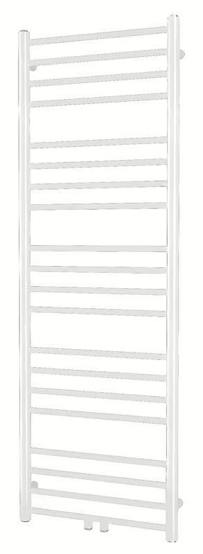 Biały kombinowany grzejnik łazienkowy SAT Paul 50x144 cm z podłączeniem środkowym