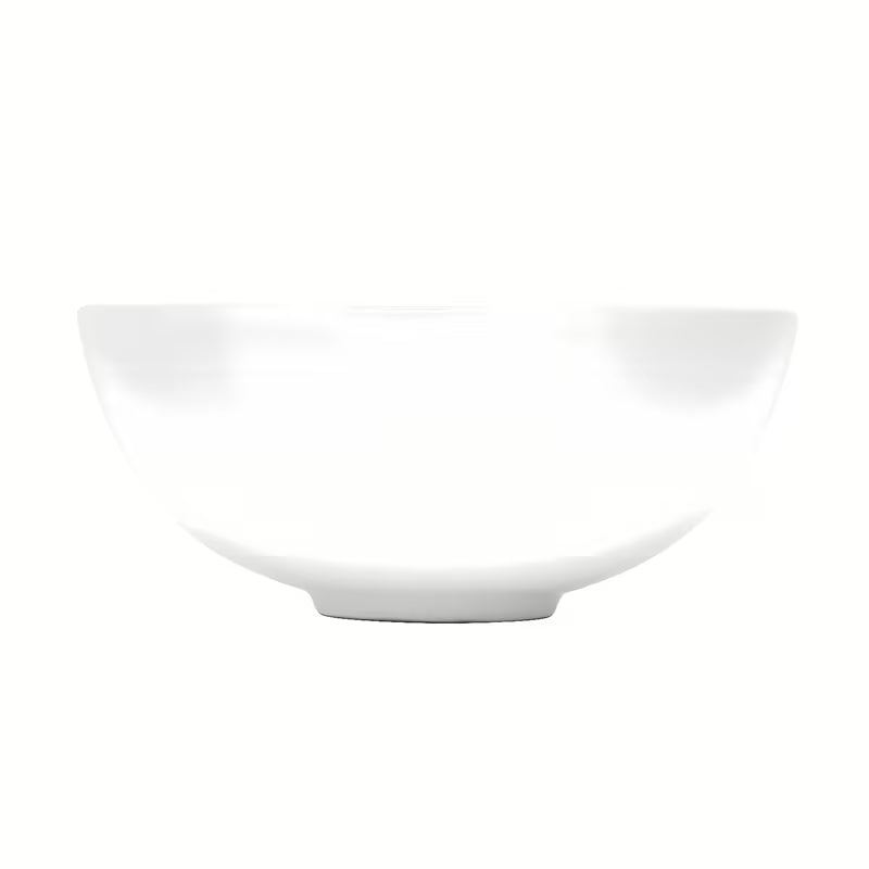 Okrągła biała ceramiczna umywalka nablatowa SAT Project o szerokości 28 cm
