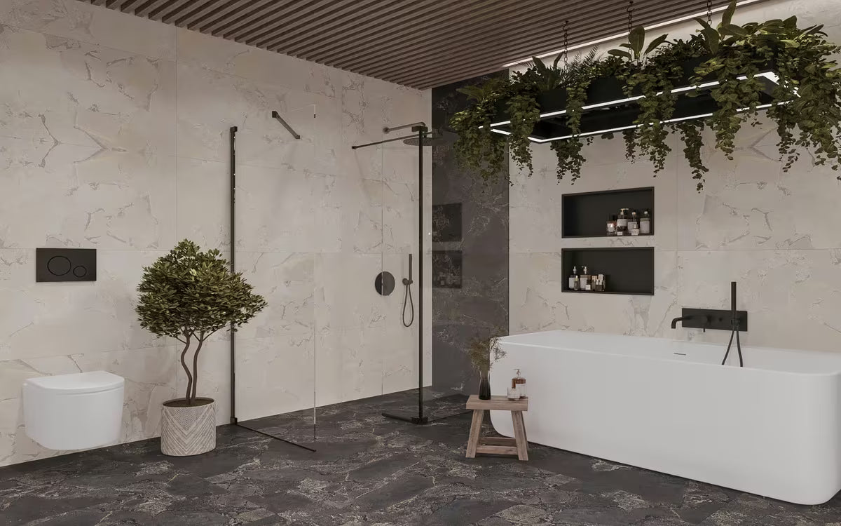 Białe miska WC wisząca SAT z bezkołnierzowym spłukiwaniem Rimless i deską soft Close.