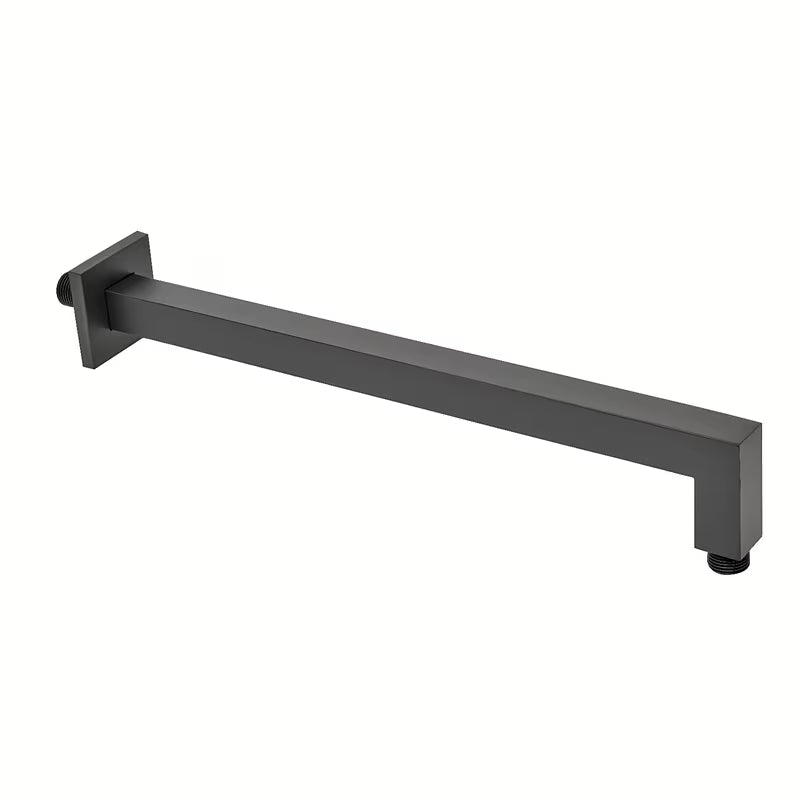 Czarny ramię prysznicowe SAT B-Way z metalu, długość 40 cm, pro nowoczesnej łazienki