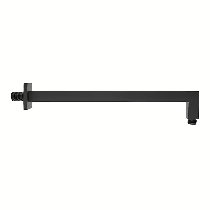 Czarny ramię prysznicowe SAT B-Way z metalu, długość 40 cm, pro nowoczesnej łazienki