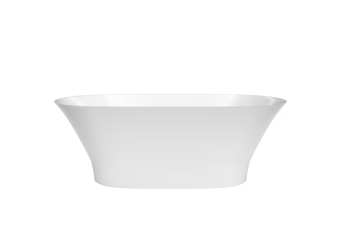 Wanna wolnostojąca SAT z lanego marmuru 157x69 cm w wersji lewej lub prawej
