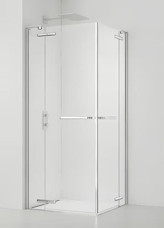 Bezramowy kabina prysznicowa prostokątna SAT Tgd New 120x90 cm w wykończeniu chrom połysk z przezroczystym szkłem
