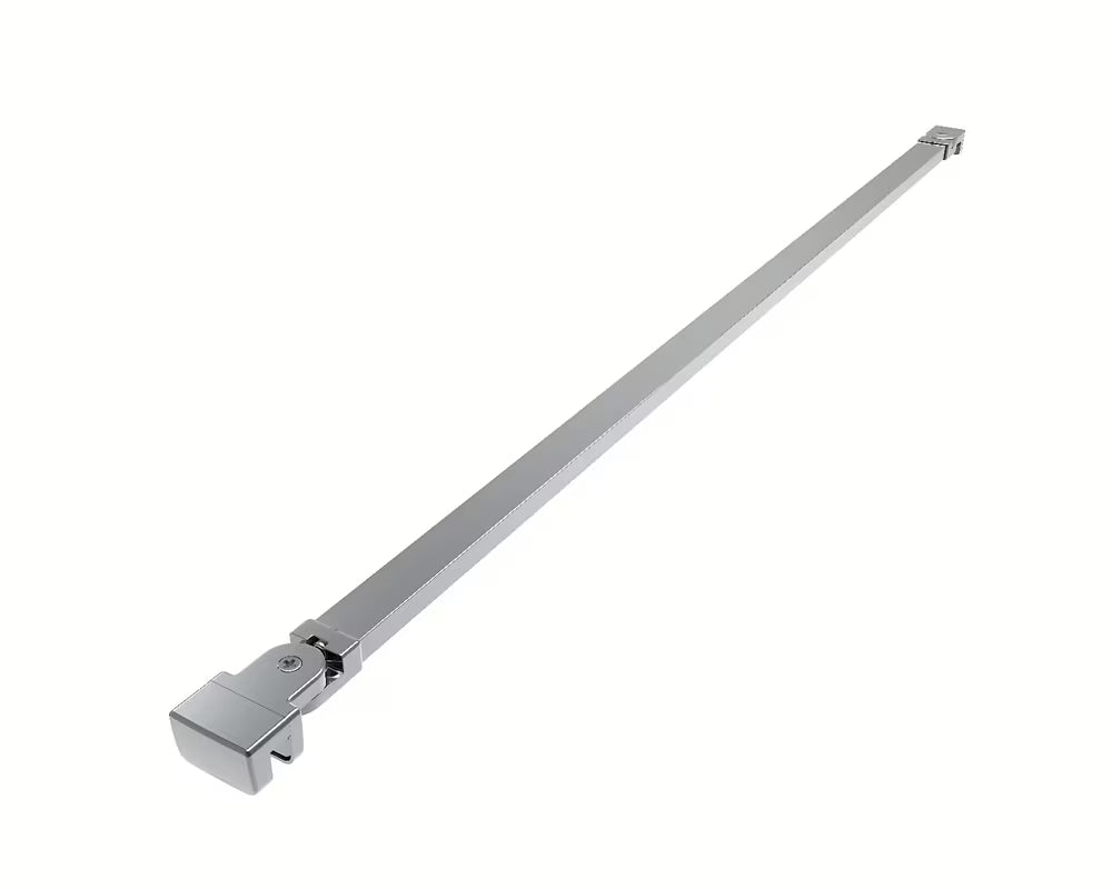 SAT Walk-in ścianka prysznicowa Walk‑in- 110 cm w chromie, ze szkłem transparentnym i pasem intymnym