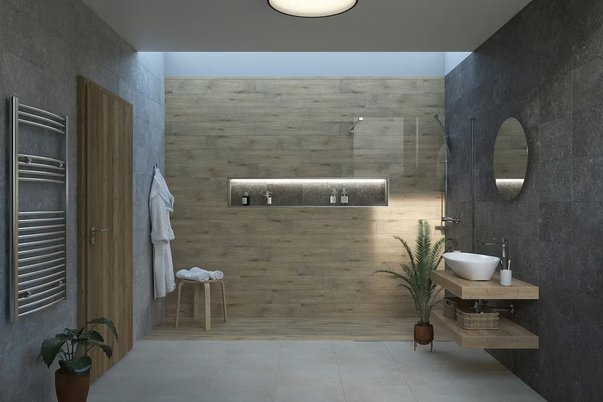 SAT Walk-in ścianka prysznicowa Walk‑in- 140 cm z przezroczystego szkła bezpiecznego z chromowanym wspornikiem stabilizującym