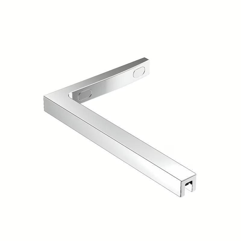 Ścianka prysznicowa SAT Walk-in 80 cm w kolorze chrom z przydymionym szkłem i powłoką EasyClean