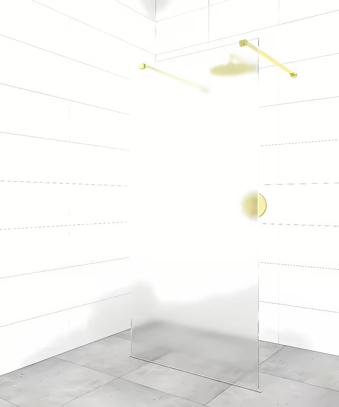 Wspornik stabilizujący pro walk-in do ścianki prysznicowej SAT Walk-In w wykończeniu PVD gun metal