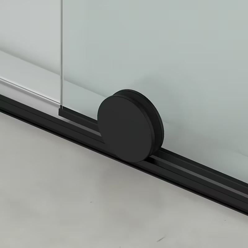 Ścianka prysznicowa Walk‑in- SAT Walk-In Xmotion 110x90 cm w kolorze czarnym z przezroczystym szkłem