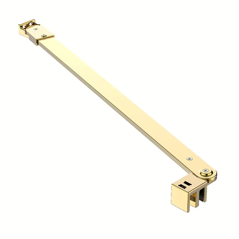 Ramię stabilizujące SAT Walk-In Xmotion z przegubem w kolorze gold pro mocowanie szkła 8 mm