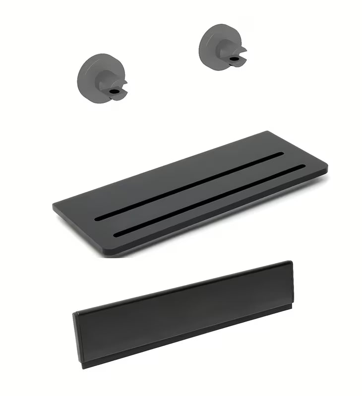 Zestaw akcesoriów łazienkowych SAT X-Way z powłoką PVD pro spójną i łatwą w utrzymaniu łazienkę.