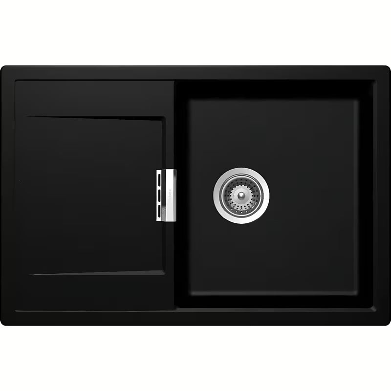 Granitowy zlewozmywak Schock Mono D100 z ociekaczem w kolorze magma pro montaż na blat roboczy