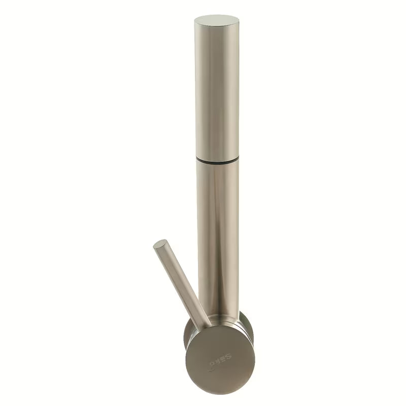 Nierdzewna bateria zlewozmywakowa SIKO Steel z wyciąganą wylewką w wykończeniu supersteel