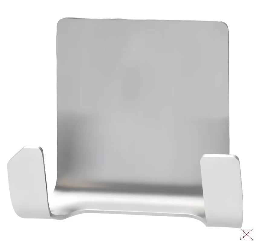Wodoodporny nierdzewny wieszak 2 hakowy tesa Powerstrips Waterproof pro do zawieszania akcesoriów pod prysznicem