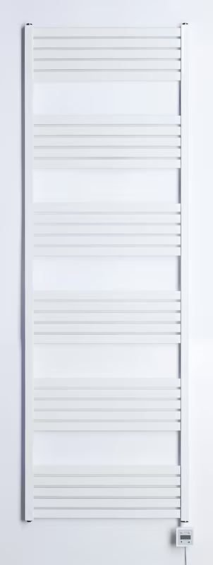 Biały elektryczny grzejnik łazienkowy Thermal Trend Kh Economy 60x180 cm z termostatem KTX i wyświetlaczem LCD