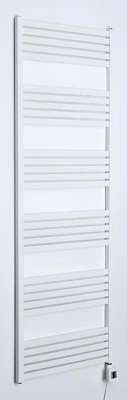 Biały elektryczny grzejnik łazienkowy Thermal Trend KH Economy 180x60 cm z termostatem KTX 4 i wyświetlaczem LED