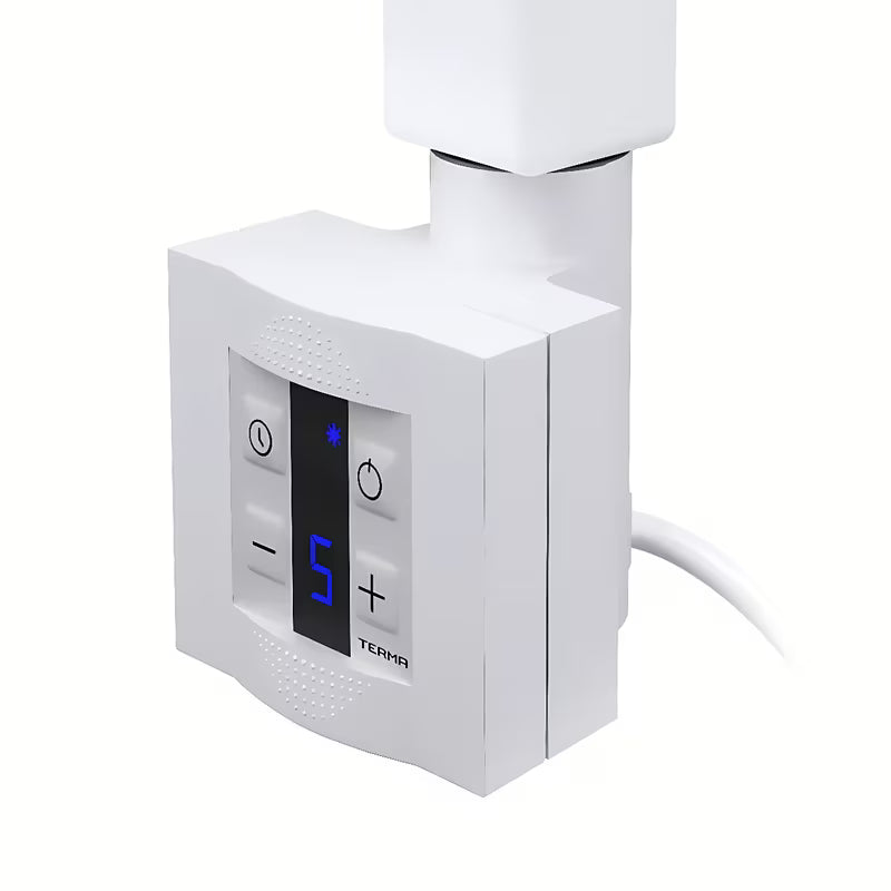 Biały elektryczny grzejnik łazienkowy Thermal Trend KH Economy 180x60 cm z termostatem KTX 4 i wyświetlaczem LED