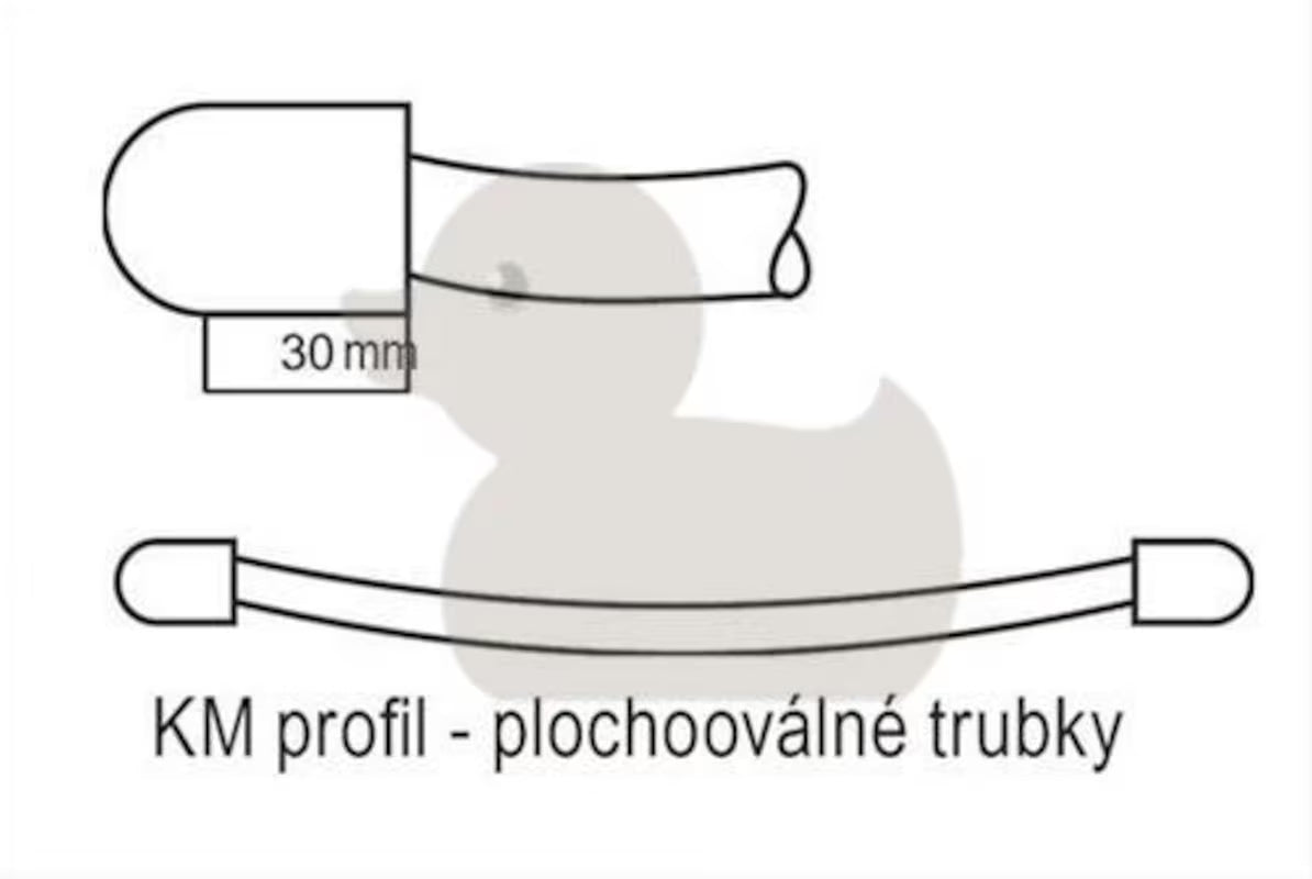 Biały kombinowany grzejnik rurowy grzejnik łazienkowy Thermal Trend KM 75x181,5 cm odpowiedni do łazienki