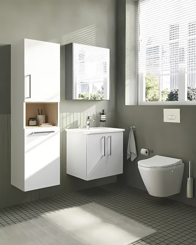 Biała DESKA sedesowa Vitra Integra z slim wzornictwem i funkcją soft Close