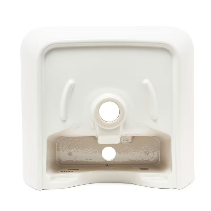 Biała ceramiczna umywalka wiszące vitra Integra 45x40 cm z otworem na baterię pośrodku