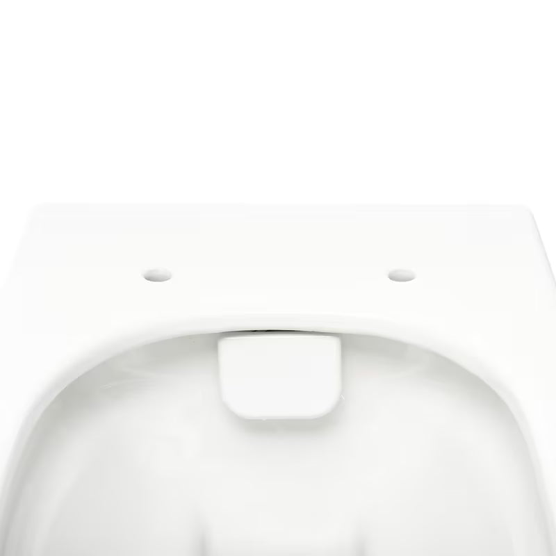 Biała miska WC wisząca vitra Integra bez układu spłukującego z technologią Rim-Ex i deską soft Close.