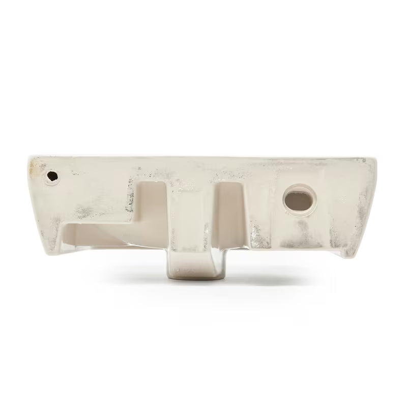Biała ceramiczna mała umywalka Vitra Integra 37x22 cm z otworem na baterię po lewej stronie, w połysku
