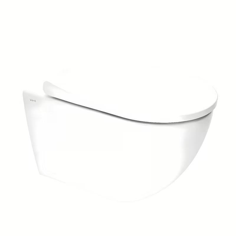 Vitra S60 miska WC wisząca w kolorze białym bez układu spłukującego z deską soft Close i z ukrytym mocowaniem.