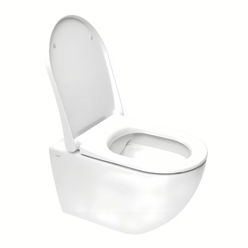 Vitra S60 miska WC wisząca w kolorze białym bez układu spłukującego z deską soft Close i z ukrytym mocowaniem.