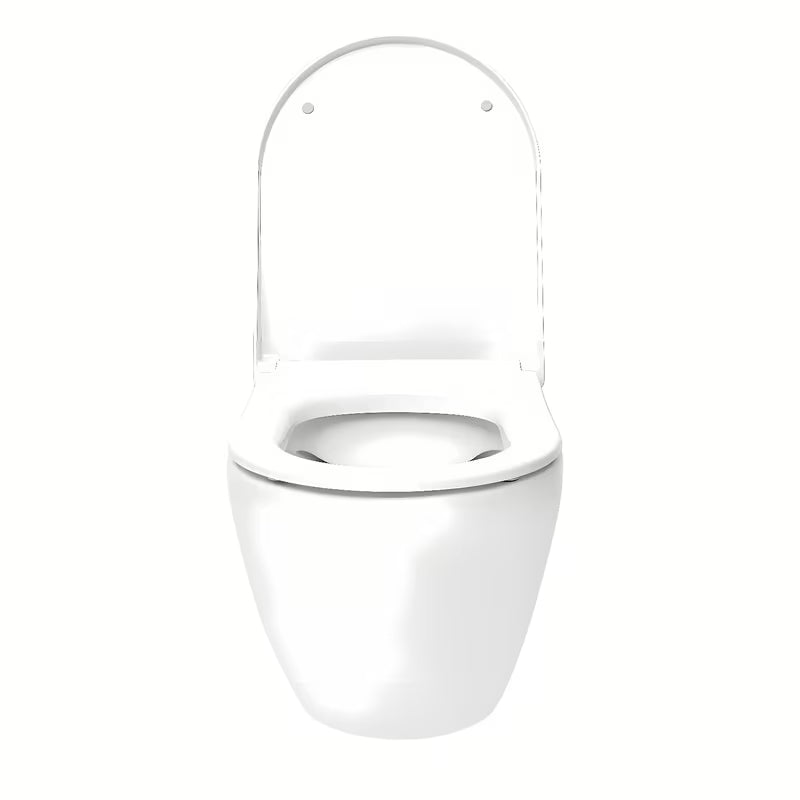 Vitra S60 miska WC wisząca w kolorze białym bez układu spłukującego z deską soft Close i z ukrytym mocowaniem.