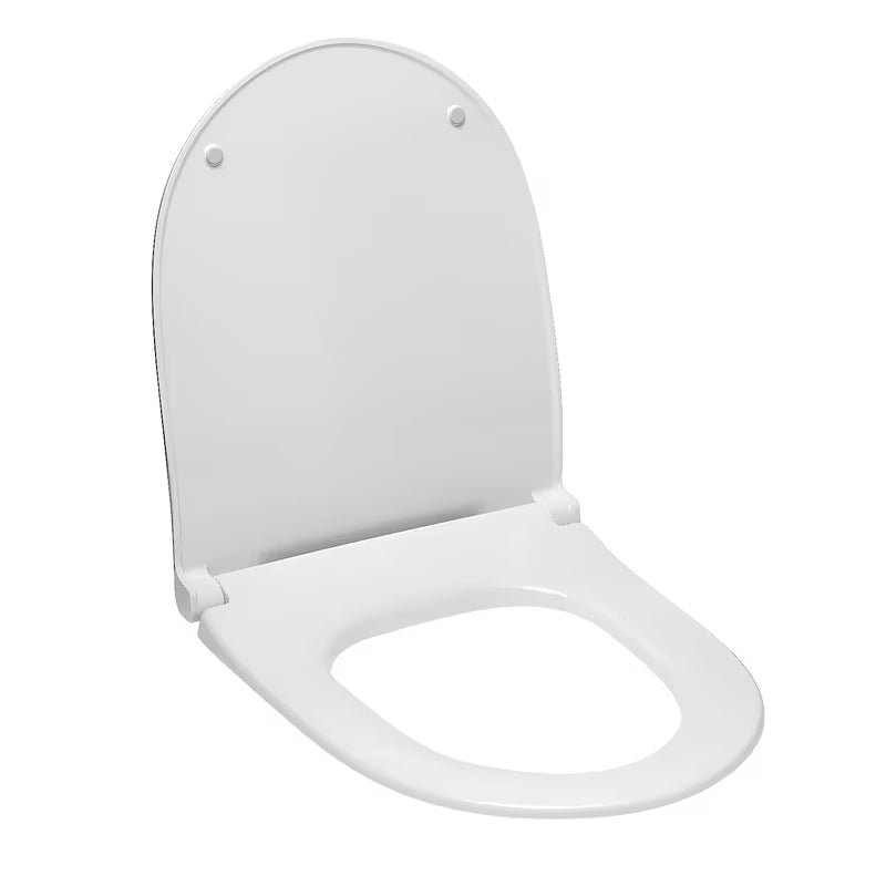 Biała DESKA sedesowa Vitra Sento z duroplastu o slim designie i z technologią soft Close