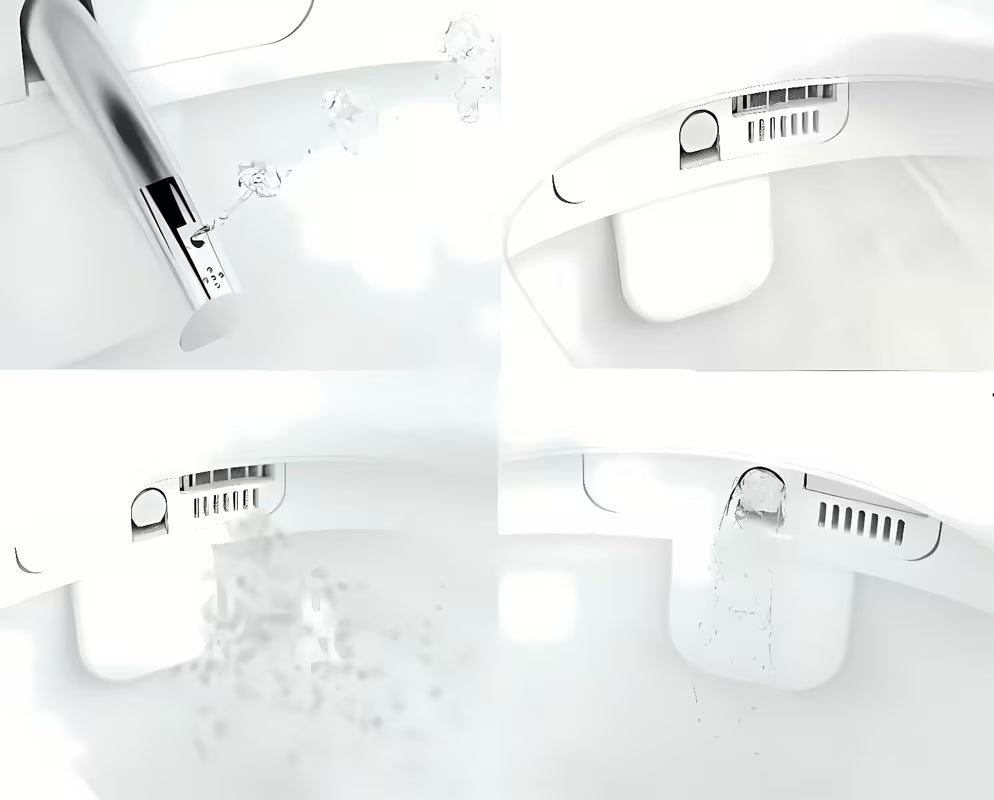 Biała inteligentna TOALETA myjąca Vitra V Care 1.1 bez układu spłukującego z deską