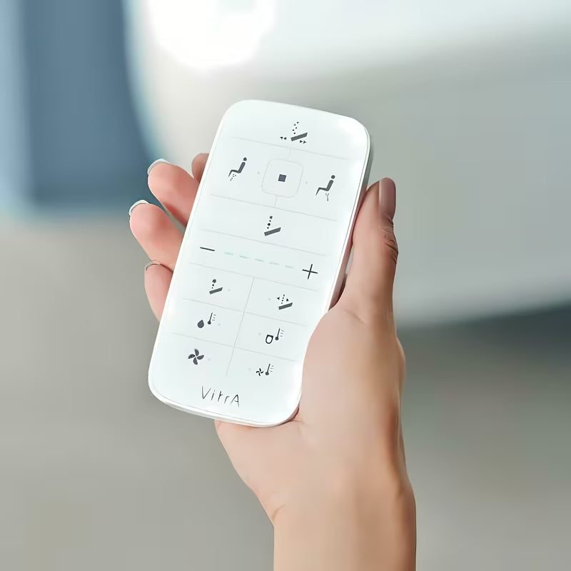 Biała inteligentna TOALETA myjąca Vitra V Care 1.1 bez układu spłukującego z deską