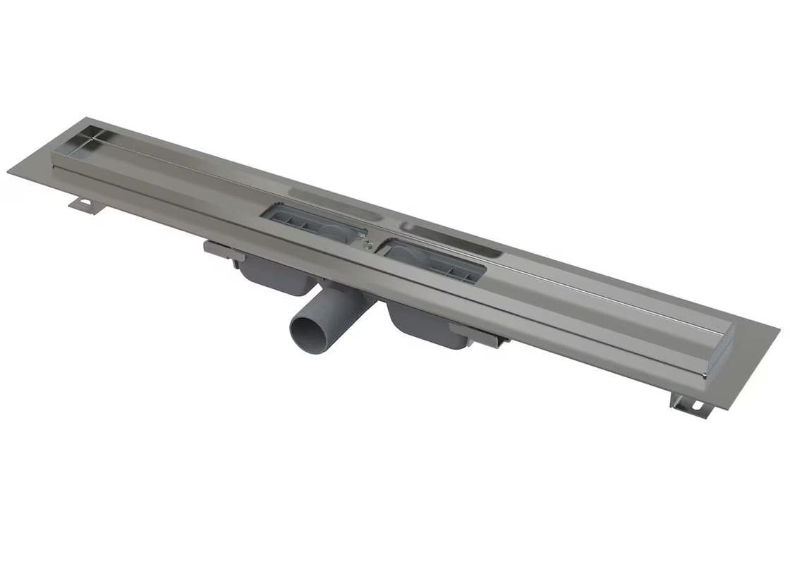 Nierdzewny odpływ liniowy Alca Chrome 65 cm pro do prysznica bez brodzika