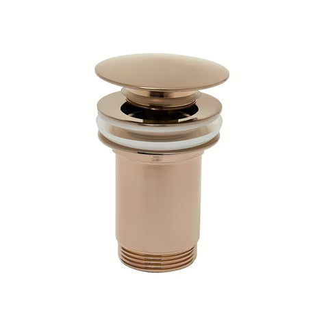 Alca Individual umywalkowy odpływ Click/Clack 5/4" z przelewem w matowym różowym złocie