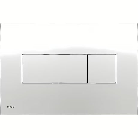 Przycisk spłukujący Alca Chrome w wykończeniu chrom połysk pro do systemów instalacyjnych i zbiorników MISKA wc do zamurowania.