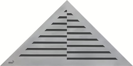 Nierdzewny ruszt Alca Time w dekorze zebra ze szczotkowanym matowym wykończeniem pro odpływ liniowy ARZ1.