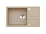 Granitowy zlewozmywak  Alveus Intermezzo 130 z ociekaczem w kolorze beige