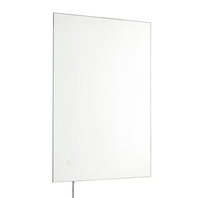 Prostokątne LUSTRO led Amirro 60x100 cm z sensorem ze stopniem ochrony IP44