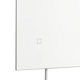 Prostokątne LUSTRO led Amirro 60x100 cm z sensorem ze stopniem ochrony IP44