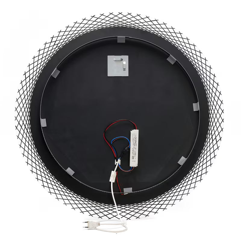 Okrągłe LUSTRO led Amirro 80 cm z podświetleniem obwodowym pro nowoczesnej łazienki