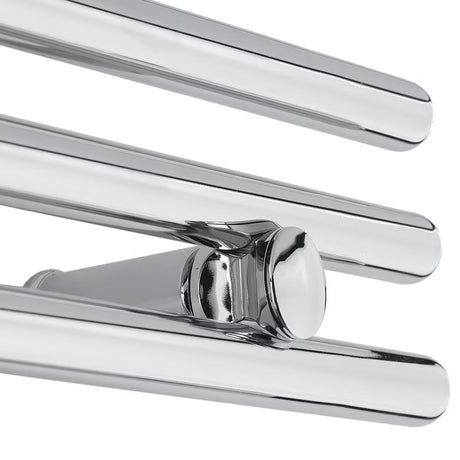 Chromowany kombinowany grzejnik łazienkowy Anima Cornelius 50x130 cm z podłączeniem środkowym 50 mm