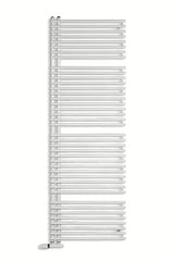 Biały kombinowany łazienkowy grzejnik łazienkowy Anima Henrik 60x178 cm pro ogrzewania i suszenia ręczników.
