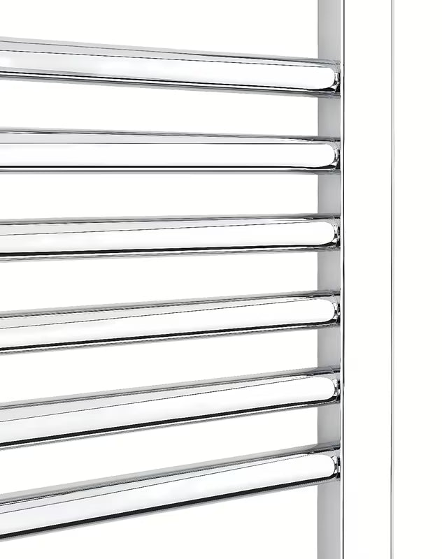 Chromowany kombinowany grzejnik łazienkowy Anima Marcus 50x100 cm z podłączeniem środkowym