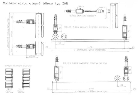 Biały kombinowany łazienkowy grzejnik łazienkowy Anima Oliver 60x122 cm, odpowiedni pro ogrzewania i suszenia ręczników.