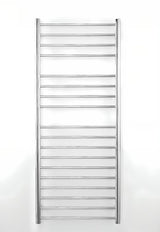 Kombinowany grzejnik łazienkowy grzejnik łazienkowy Anima Paul 150x60 cm w wykończeniu chrome z polerowanej stali nierdzewnej.