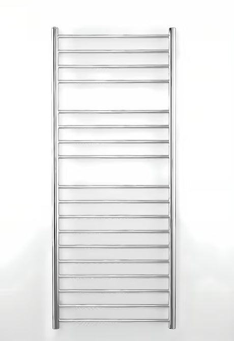 Kombinowany grzejnik łazienkowy grzejnik łazienkowy Anima Paul 150x60 cm w wykończeniu chrome z polerowanej stali nierdzewnej.