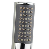 Panel prysznicowy Anima Primeshower z baterią dźwigniową, deszczownicą górną, słuchawką prysznicową i dyszami masującymi.